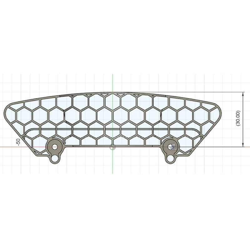 3D Printed Flex Bumper for Schumacher Eclipse 3 / Eclipse 4